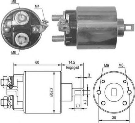 940113050022 Magneti Marelli interruptor magnético, estárter