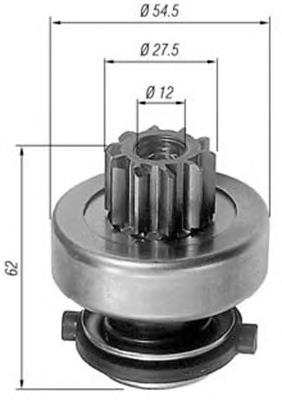 940113020193 Magneti Marelli bendix, motor de arranque