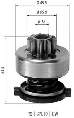 940113020226 Magneti Marelli bendix, motor de arranque