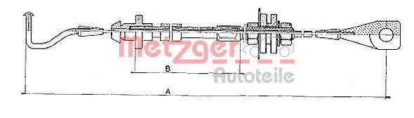 10.090 Metzger silga de acelerador