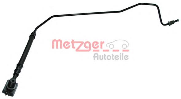 4119356 Metzger tubo flexible de frenos trasero izquierdo