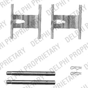 LX0450 Delphi juego de reparación, frenos traseros