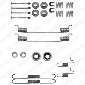 LY1314 Delphi kit de montaje, zapatas de freno traseras