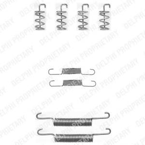 LY1324 Delphi kit de montaje, zapatas de freno traseras