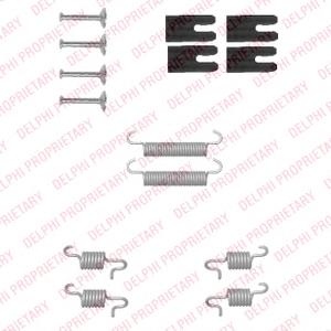 LY1338 Delphi kit de montaje, zapatas de freno traseras