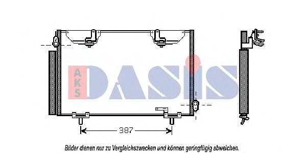 8845005080 Toyota condensador aire acondicionado