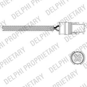 ES20346-12B1 Delphi sonda lambda, sensor de oxígeno antes del catalizador izquierdo