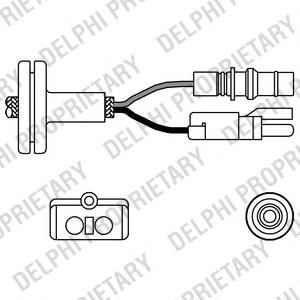 ES10258-12B1 Delphi sonda lambda