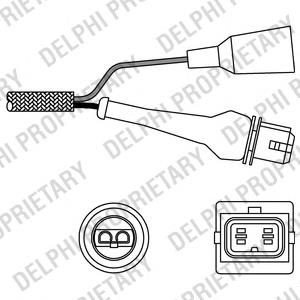 ES10240-12B1 Delphi sonda lambda