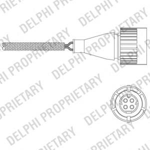 ES11047-12B1 Delphi sonda lambda