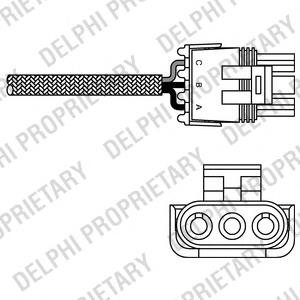 ES10996-12B1 Delphi sonda lambda