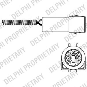 ES10993-12B1 Delphi sonda lambda