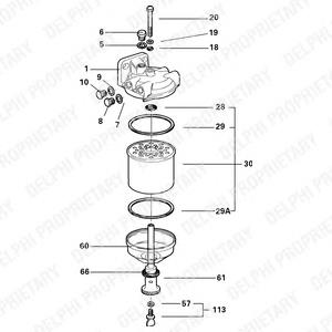 5838B240 Delphi correa trapezoidal