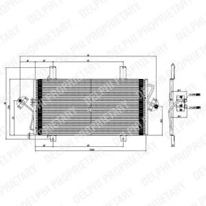 TSP0225535 Delphi condensador aire acondicionado