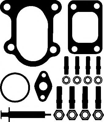  Junta De Turbina, Kit De Montaje para MERCEDES BENZ TRUCK TRUCK LK/LN2 