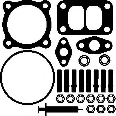  Junta De Turbina, Kit De Montaje para MAN L2000 