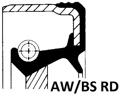  Anillo retén, cigüeñal frontal para Iveco Zeta 