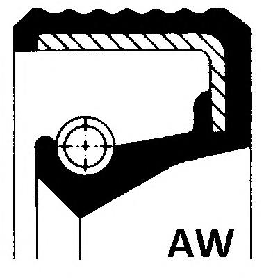 059.480 Elring sello de aceite cubo trasero