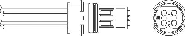 OZH143 Beru sonda lambda sensor de oxigeno post catalizador