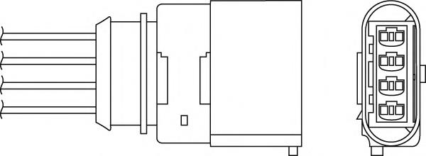 OPH094 Beru sonda lambda sensor de oxigeno post catalizador