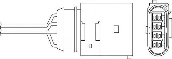 OPH093 Beru sonda lambda sensor de oxigeno post catalizador