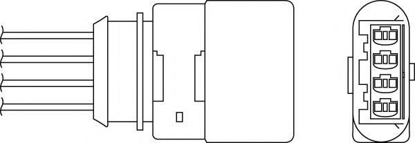 OPH062 Beru sonda lambda sensor de oxigeno post catalizador