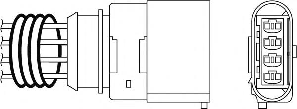 OPH054 Beru sonda lambda sensor de oxigeno post catalizador