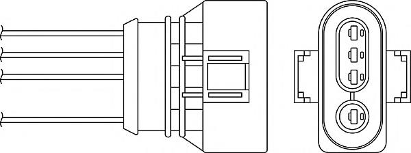 OPH003 Beru sonda lambda sensor de oxigeno para catalizador