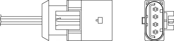 OPH085 Beru sonda lambda sensor de oxigeno post catalizador