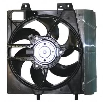 LE686 Beru difusor de radiador, ventilador de refrigeración, condensador del aire acondicionado, completo con motor y rodete