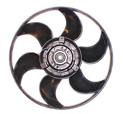 LE074 Beru ventilador (rodete +motor refrigeración del motor con electromotor completo)