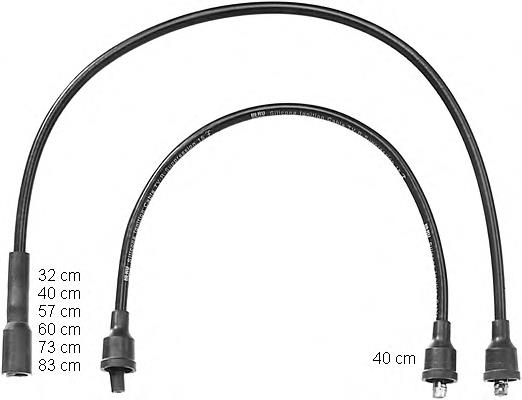 Juego de cables de encendido ZEF1091 Beru