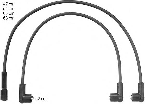 ZEF1055 Beru juego de cables de encendido