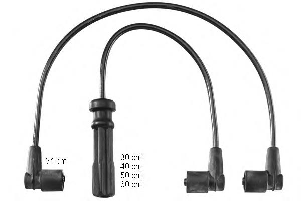 ZEF1193 Beru juego de cables de encendido