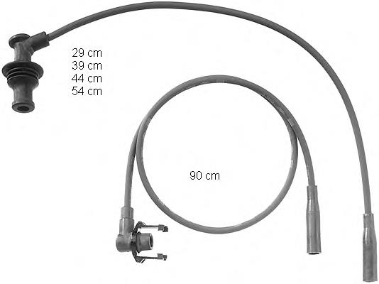 ZEF731 Beru juego de cables de encendido