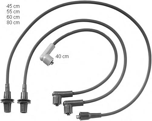 ZEF743 Beru juego de cables de encendido