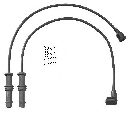 ZEF906 Beru juego de cables de encendido