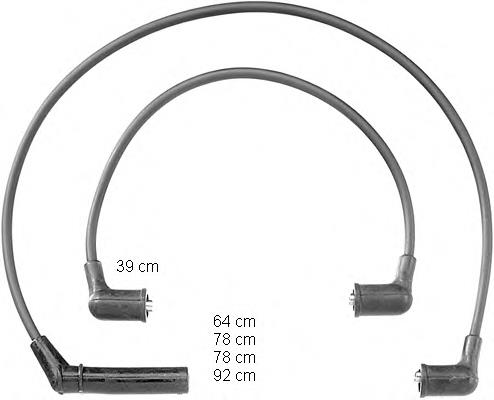 MD997387 Mitsubishi juego de cables de encendido