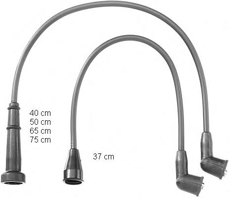 ZEF894 Beru juego de cables de encendido