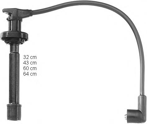 ZEF891 Beru juego de cables de encendido