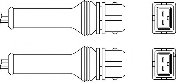 OZH034 Beru sonda lambda sensor de oxigeno para catalizador