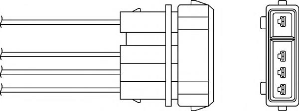 OZH043 Beru sonda lambda sensor de oxigeno para catalizador