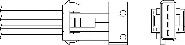 OZH104 Beru sonda lambda sensor de oxigeno para catalizador