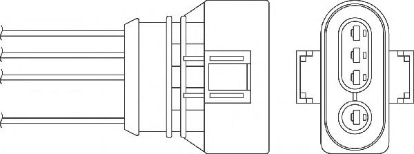 OZH153 Beru sonda lambda sensor de oxigeno para catalizador