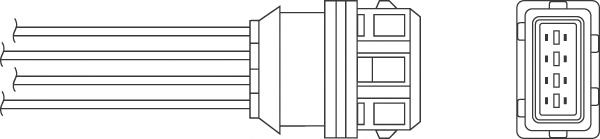 OZH130 Beru sonda lambda sensor de oxigeno para catalizador