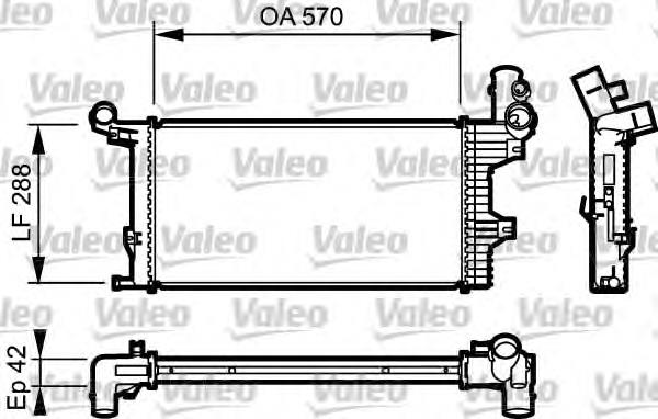 9735000903 Mercedes radiador, refrigeración del motor adicional