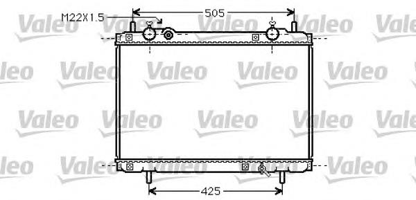 731974 VALEO radiador refrigeración del motor