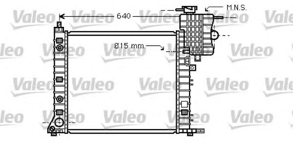 734668 VALEO radiador refrigeración del motor