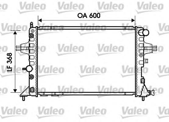 734388 VALEO radiador refrigeración del motor