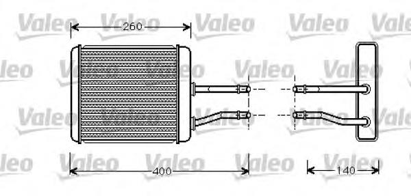 812279 VALEO radiador de calefacción